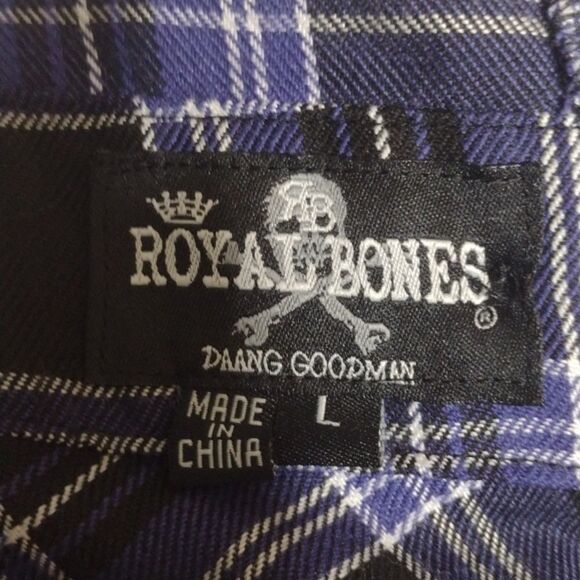 Royal Bones by Tripp size large Dress Purple Black skirtall - Picture 10 of 10